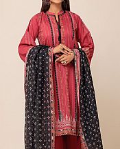 Bonanza Dusty Red Lawn Suit- Pakistani Lawn Dress