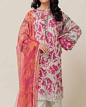 Bonanza Dark Pink/Grey Lawn Suit- Pakistani Designer Lawn Suits