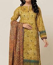 Bonanza Olive Lawn Suit- Pakistani Lawn Dress