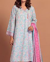 Bonanza Light Blue Lawn Suit- Pakistani Lawn Dress