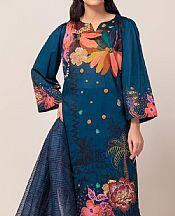 Bonanza Regal Blue Lawn Suit- Pakistani Lawn Dress