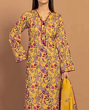 Bonanza Mustard Lawn Suit- Pakistani Lawn Dress