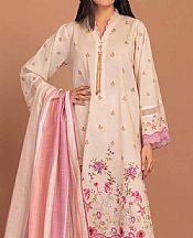Bonanza Ivory Lawn Suit- Pakistani Lawn Dress