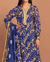 Bonanza Catalina Blue Lawn Suit- Pakistani Designer Lawn Suits