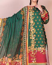 Bonanza Green Dobby Corduroy Suit- Pakistani Winter Clothing