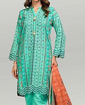 Sea Green Khaddar Suit- Pakistani Winter Clothing