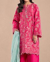 Cerise Pink Jacquard Suit