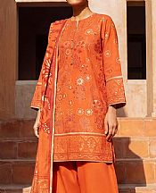 Dusty Orange Jacquard Suit