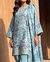 Baby Blue Jacquard Suit