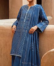 Denim Blue Jacquard Suit