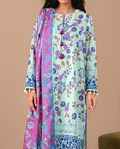 Pale Blue Lawn Suit
