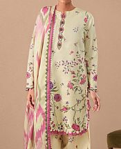 Cream Lawn Suit