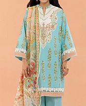 Bonanza Baby Blue Lawn Suit- Pakistani Lawn Dress