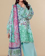 Bonanza Sky Blue Lawn Suit- Pakistani Lawn Dress