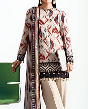 Bonanza Ivory Lawn Suit- Pakistani Designer Lawn Suits