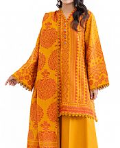 Orange Jacquard Suit