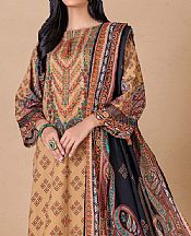 Bonanza Tan Dobby Corduroy Suit- Pakistani Winter Dress