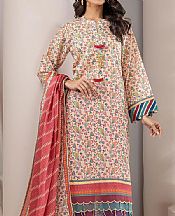 Ivory Lawn Suit- Pakistani Lawn Dress
