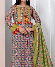 Multi Color Lawn Suit- Pakistani Designer Lawn Dress