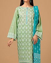 Bonanza Dusty Green Cambric Suit- Pakistani Designer Lawn Suits