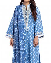 Bonanza Blue/Off White Lawn Suit- Pakistani Lawn Dress