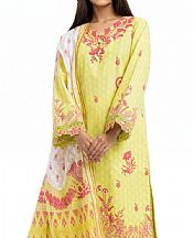 Bonanza Lime Lawn Suit- Pakistani Designer Lawn Suits