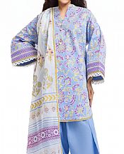 Bonanza Carolina Blue Lawn Suit- Pakistani Lawn Dress
