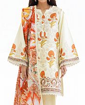 Bonanza Pale Yellow Lawn Suit- Pakistani Lawn Dress