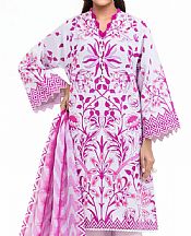 Bonanza Light Grey/Fuchsia Pink Lawn Suit- Pakistani Designer Lawn Suits