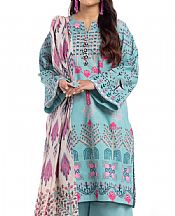 Bonanza Sky Blue Lawn Suit- Pakistani Designer Lawn Suits