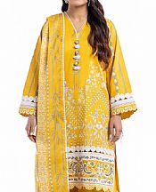 Bonanza Mustard Lawn Suit- Pakistani Designer Lawn Suits
