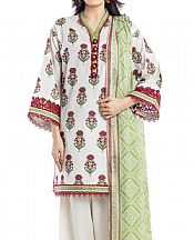 Bonanza Off White Lawn Suit- Pakistani Lawn Dress