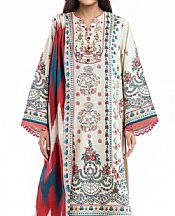 Bonanza Off White Lawn Suit- Pakistani Designer Lawn Suits