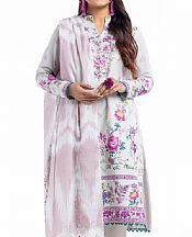 Bonanza Light Grey Lawn Suit- Pakistani Lawn Dress