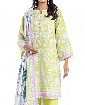 Bonanza Lime Lawn Suit- Pakistani Designer Lawn Suits