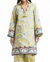 Bonanza Lime Lawn Suit (2 pcs)- Pakistani Lawn Dress