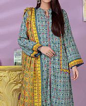 Sea Green Khaddar Suit- Pakistani Winter Dress