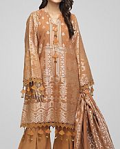 Bronze Jacquard Suit- Pakistani Winter Dress