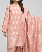 Peach Jacquard Suit- Pakistani Winter Dress