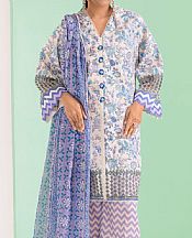 Bonanza Ivory/Lilac Cambric Suit- Pakistani Winter Dress