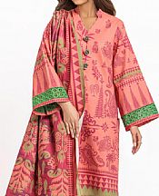 Bonanza Coral Cambric Suit (2 pcs)- Pakistani Winter Clothing