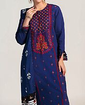 Bonanza Navy Blue Khaddar Suit- Pakistani Winter Dress