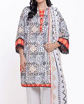 Bonanza Light Grey/Black Karandi Suit- Pakistani Winter Dress