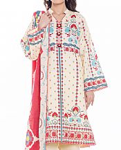 Bonanza Ivory Karandi Suit- Pakistani Winter Clothing