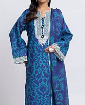 Bonanza Teal Karandi Suit- Pakistani Winter Dress