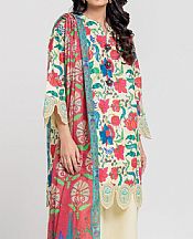 Bonanza Cream Karandi Suit- Pakistani Winter Clothing