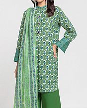 Bonanza Green Cross Hatch Suit- Pakistani Winter Clothing