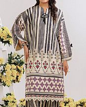 Bonanza Ivory/Black Lawn Suit (2 pcs)- Pakistani Designer Lawn Suits