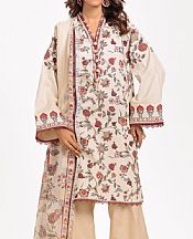 Bonanza Ivory Lawn Suit- Pakistani Lawn Dress