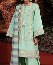 Bonanza Mint Green Cambric Suit- Pakistani Lawn Dress